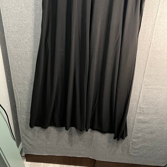 Attitudes by Renee Petite Lace Front Maxi Dress Black 3XP - Picture 15 of 16